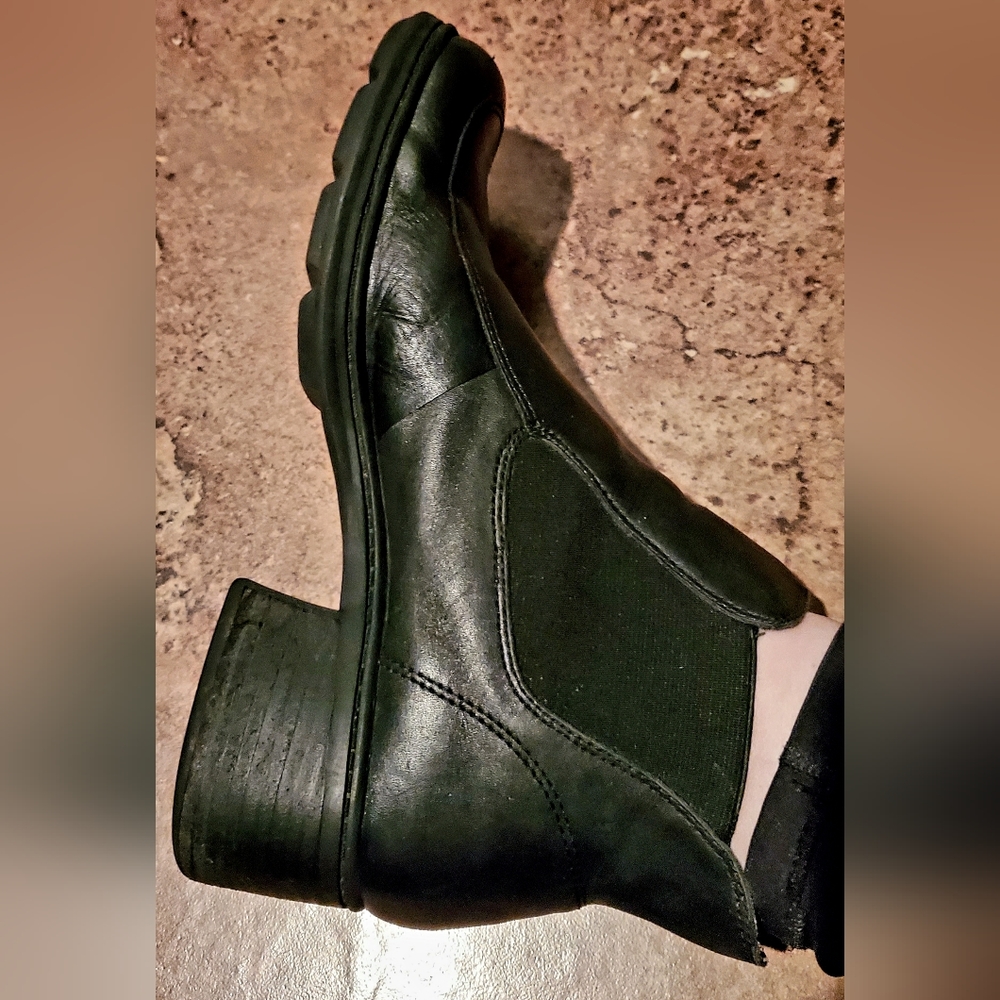 Leather Ankle Boots - Picture 3 of 7